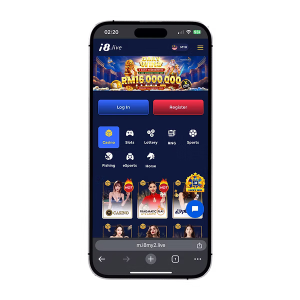 i8 mobile interface